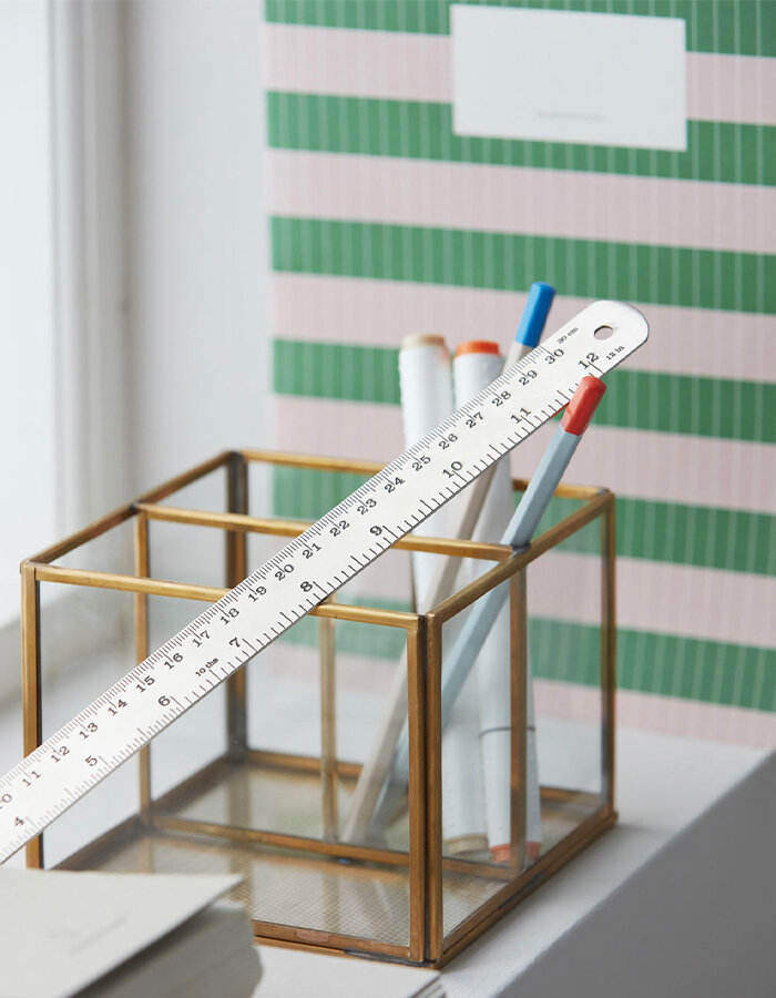 Ruler Silver finish