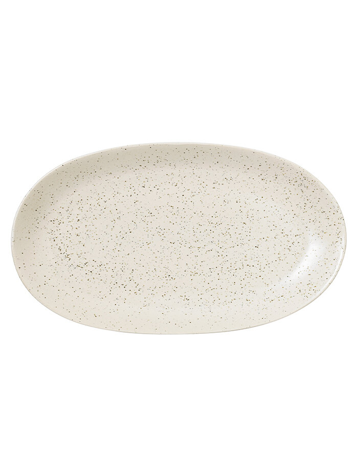 Oval Plate Nordic Vanilla