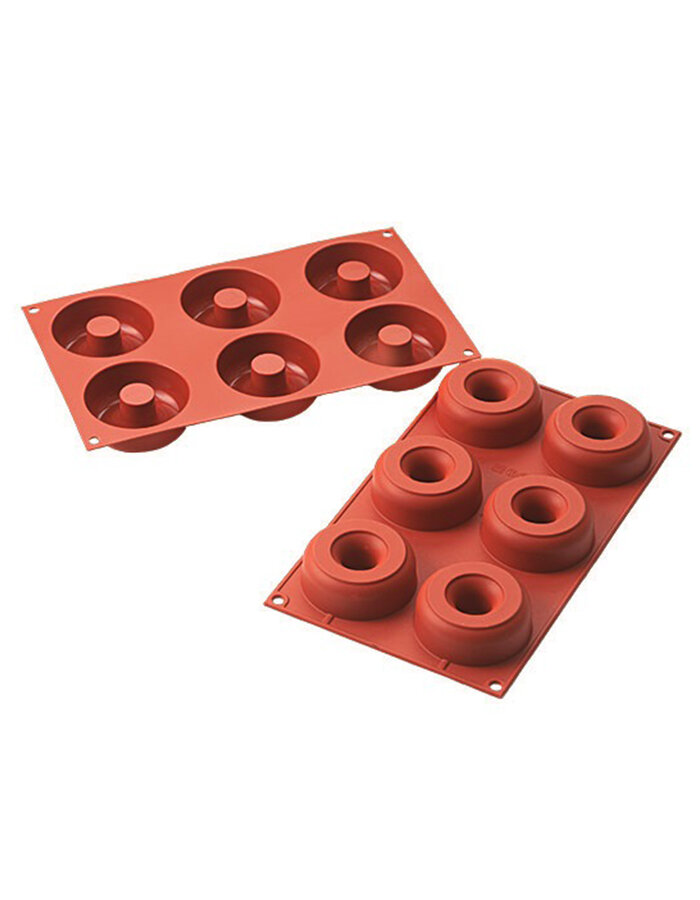 Silicone mold donuts Ø 75 mm