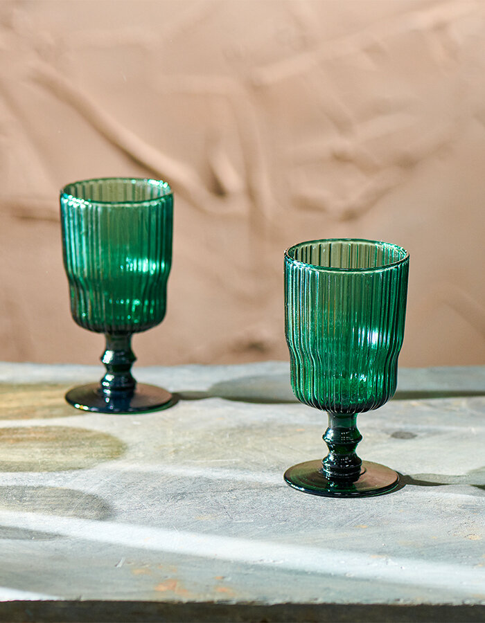 Fali Wine Glass Teal
