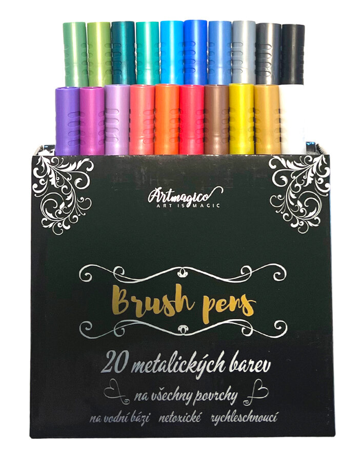 Brush pens 20 pcs
