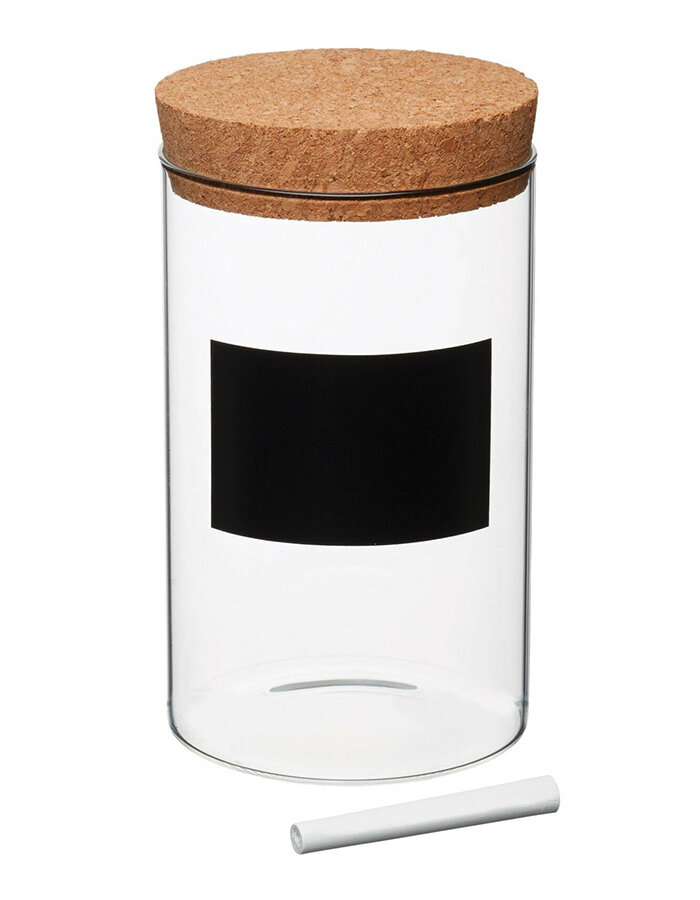 Natural Elements Glass Storage Canister