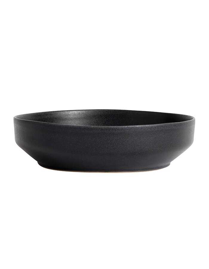 Kameninová servírovací miska Ceto Anthracite Ø 22 cm