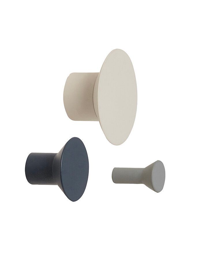 Spot Knobs Grey/Black/White