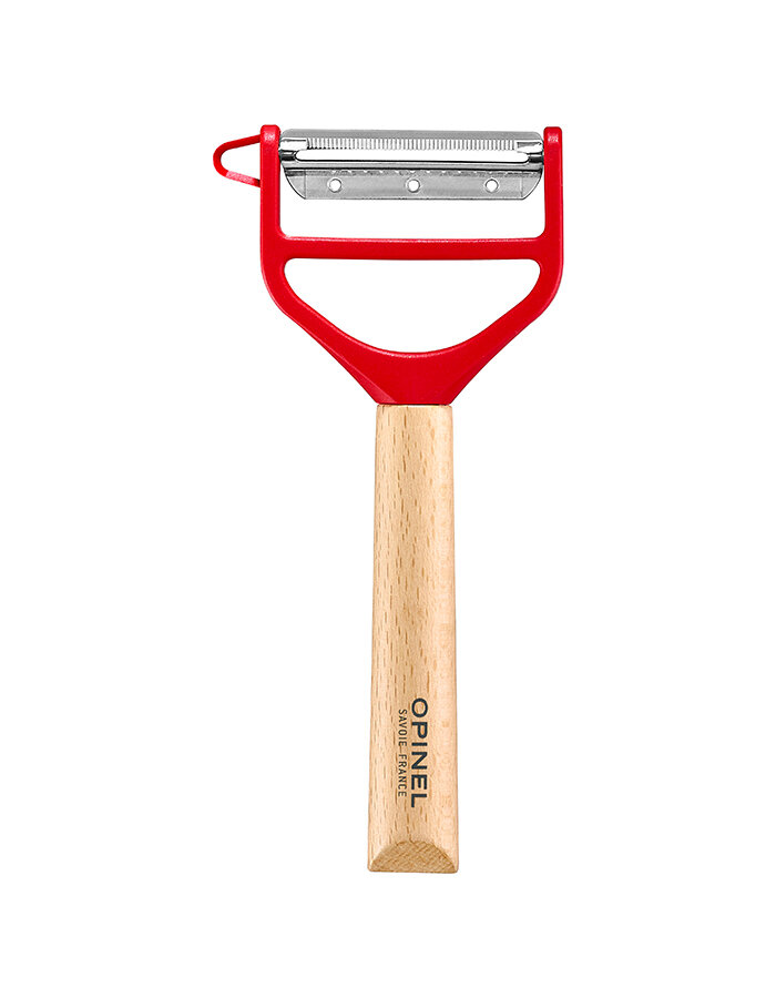 Peeler Opinel T-DUO wooden red