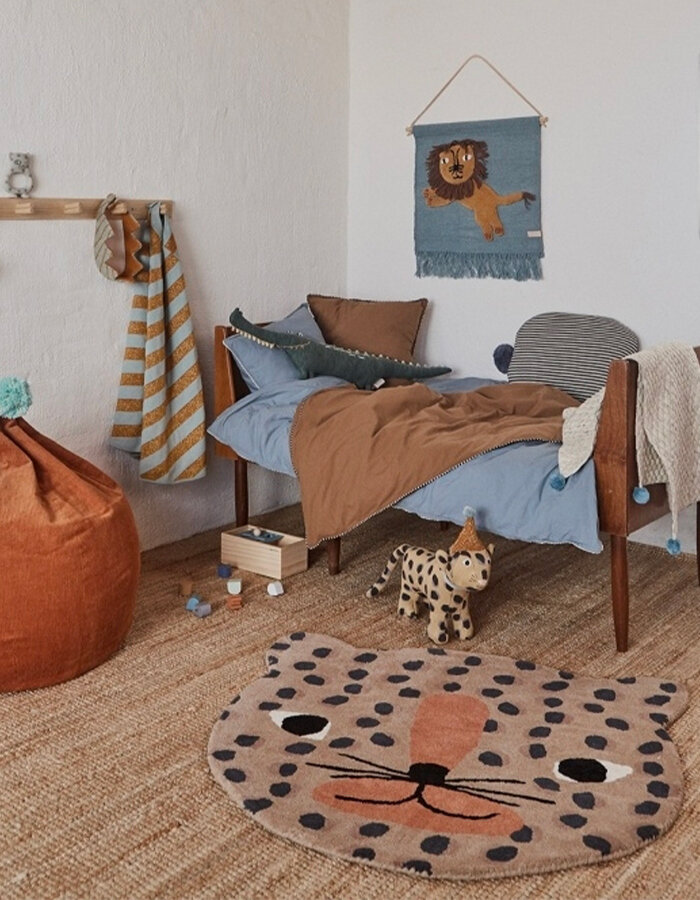 Leopard Rug Camel