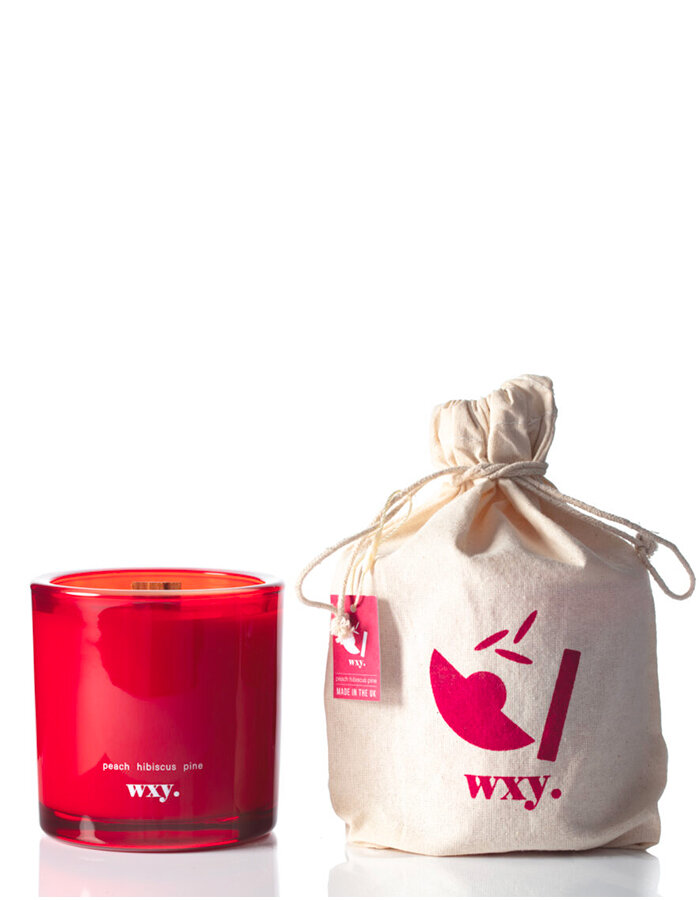 Candle Roam Peach Hibiscus Pine