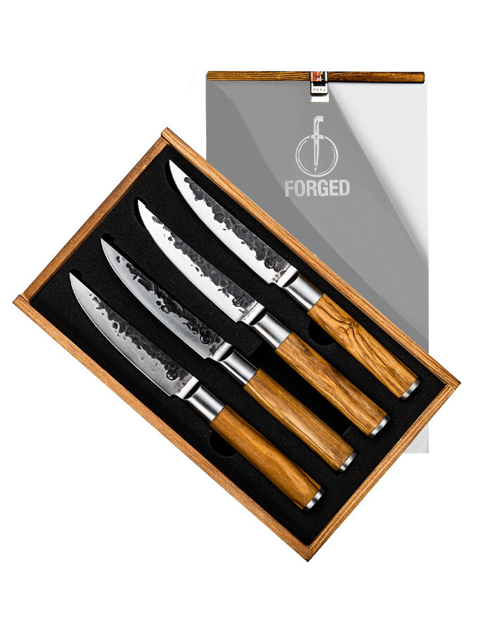 Knives set FORGED Olive 11.5 cm