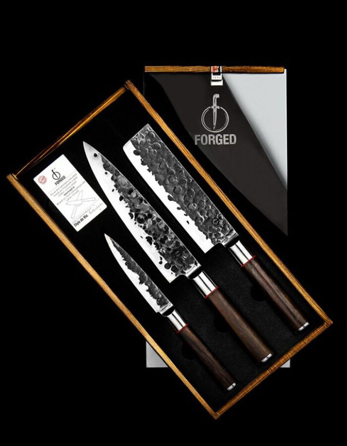 Forged Sebra 3-piece knife set