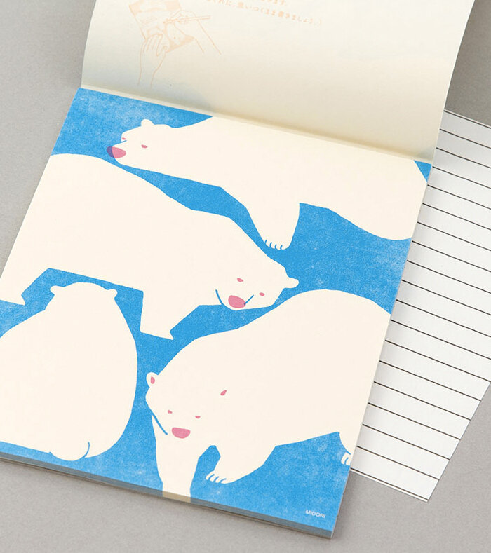 Midori Letter Paper Polar Bear