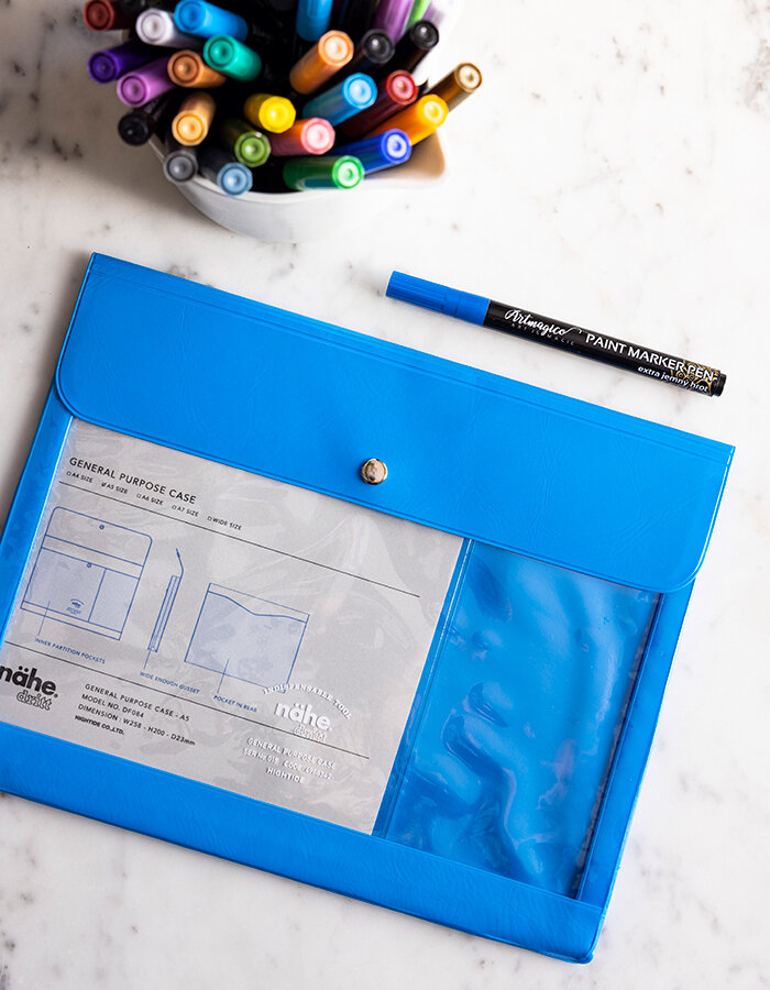 General Purpose Case A5 Neon Blue