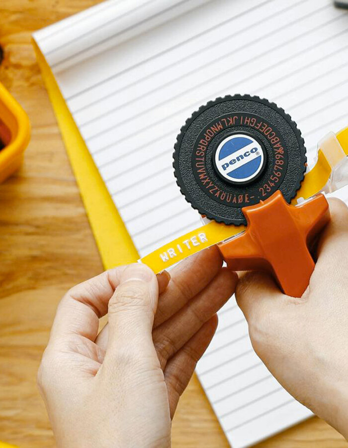 Orange Embossing Label Maker
