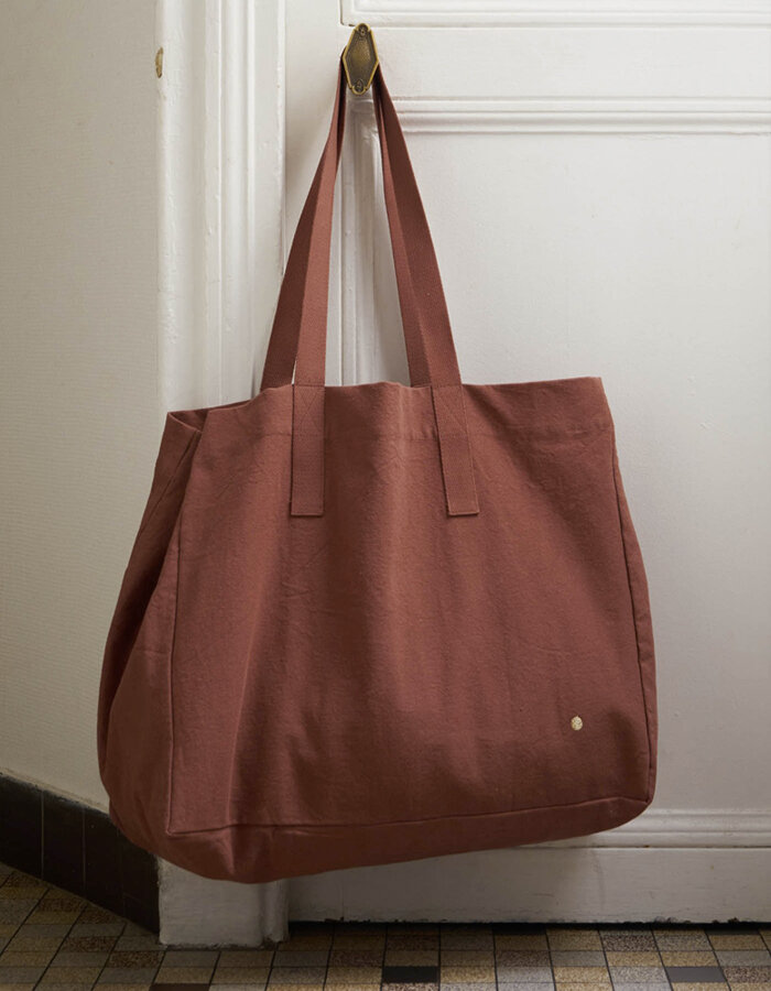 Shopping Bag Iona Rhubarbe Cotton