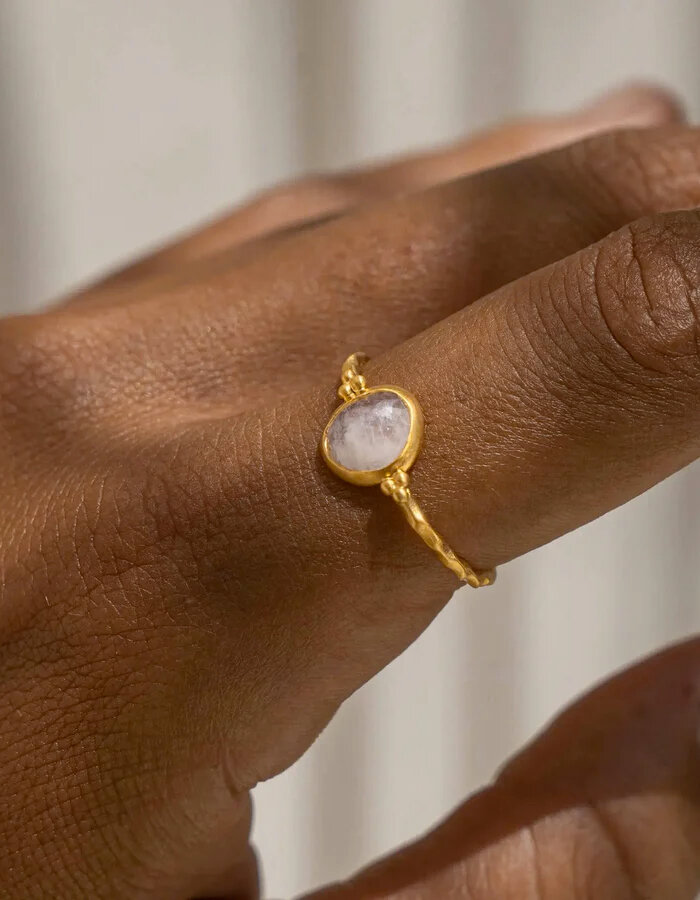 Prsten Intuitive Wisdom Rainbow Moonstone