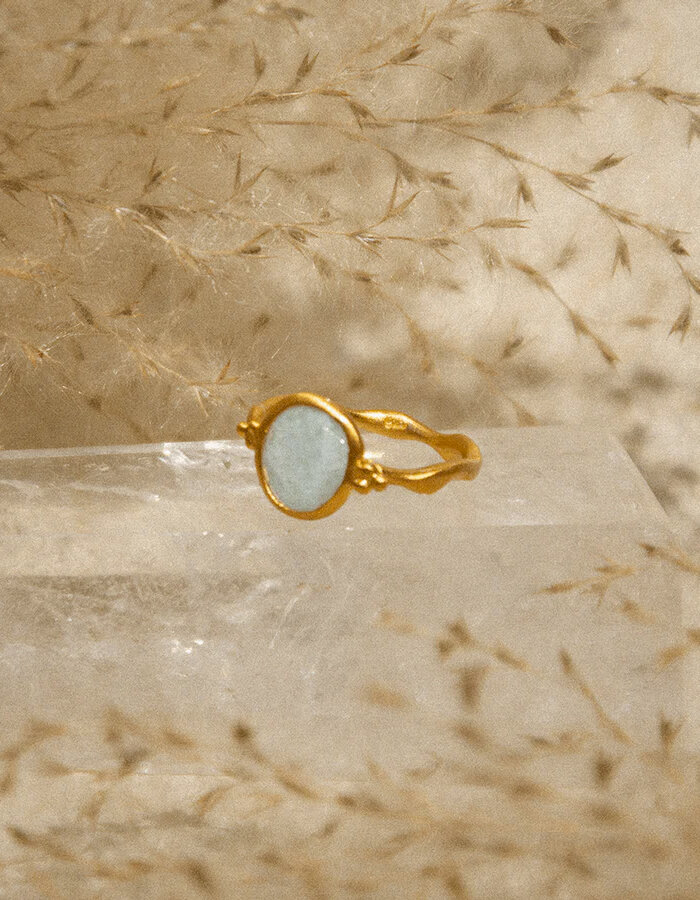 Prsten Tear of Joy Aquamarine