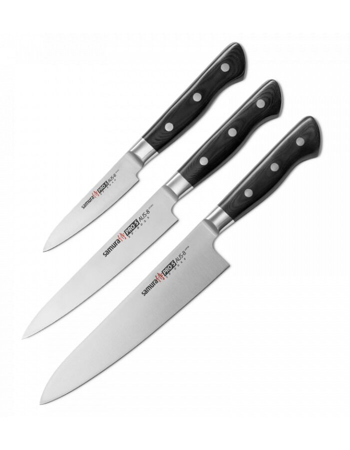 Samura's PRO-S collection kitchen knife set