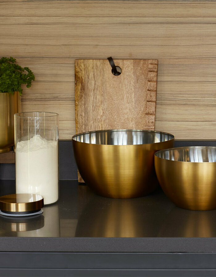 Nerezová mísa Brass 21 cm