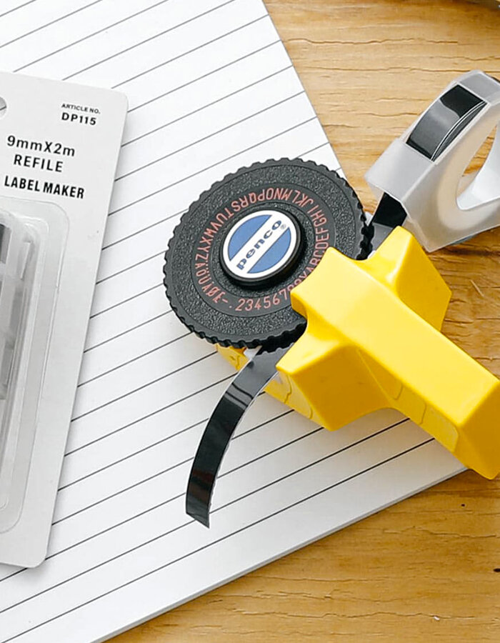 Yellow Embossing Label Maker