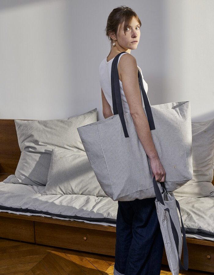 Shopping Bag Gustave Caviar Cotton