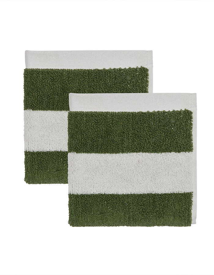 Raita Wash Cloth Green - Pack of 2