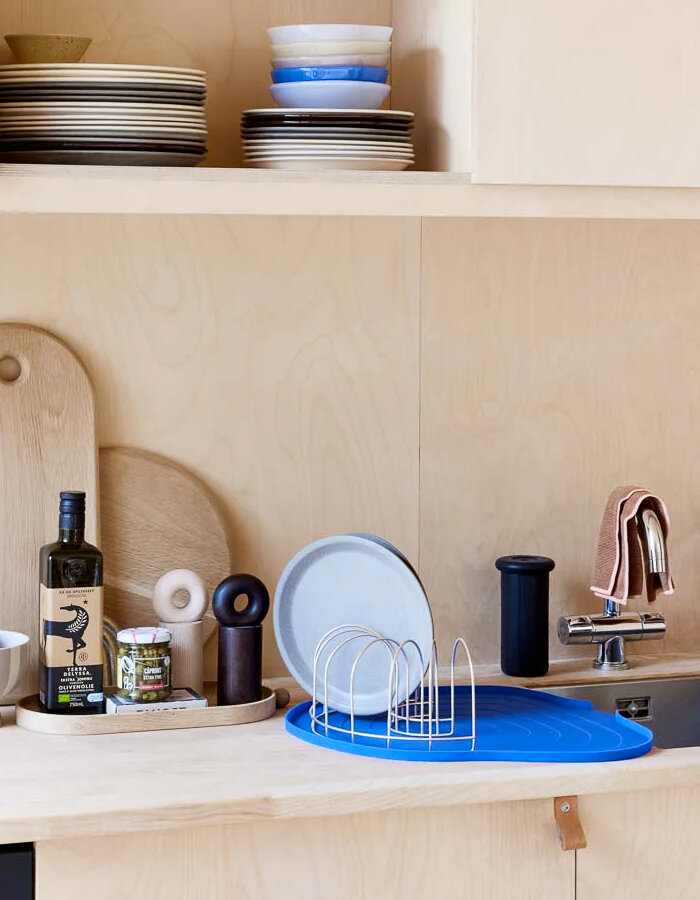Mio Dish Tray Blue