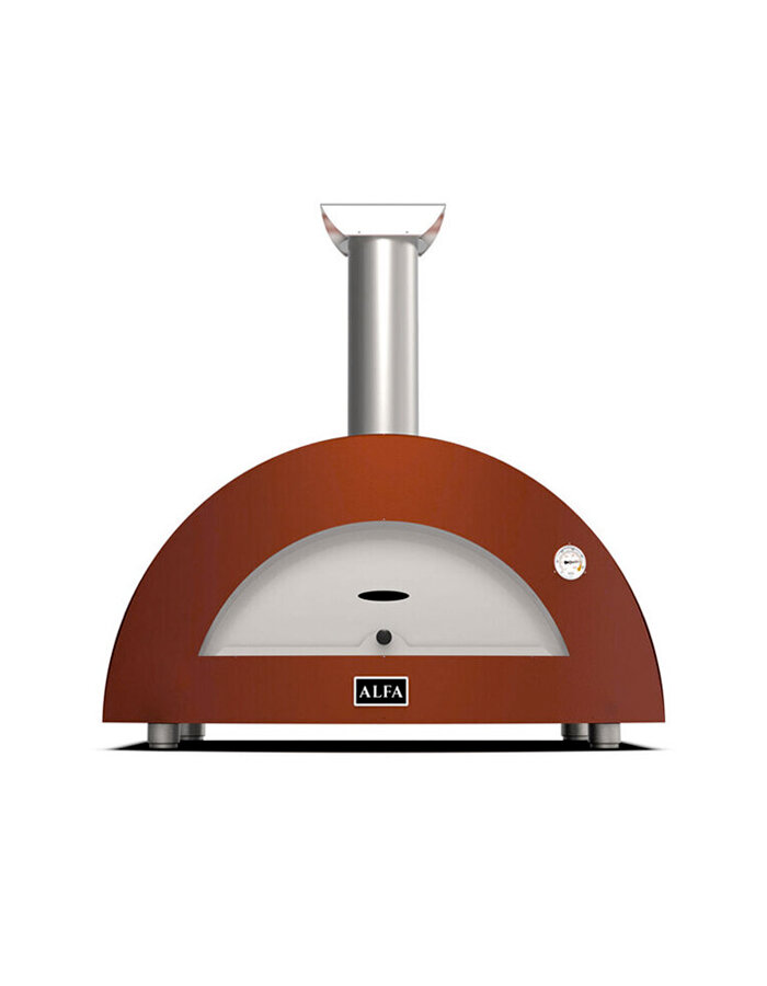Pec 2PIZZE Wood červená