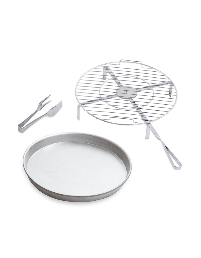 Frying pan with grill grate BBQ 500