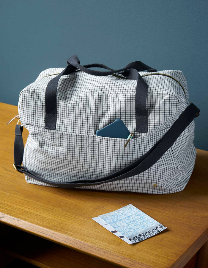 Travel  Bag Cotton Gustave Caviar