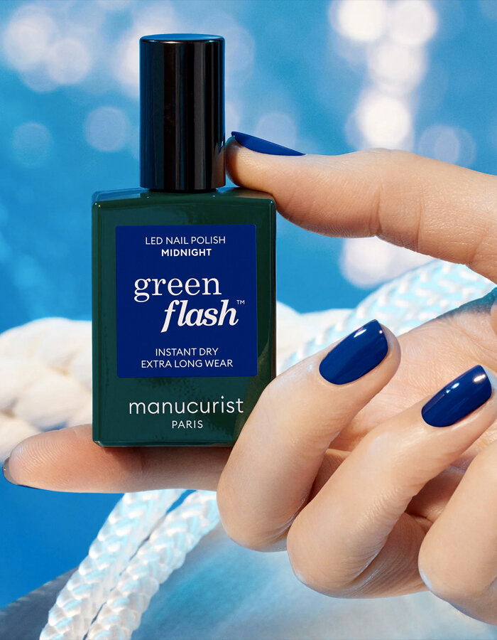 Manucurist Green Flash LED polish gel Midnight 15 ml