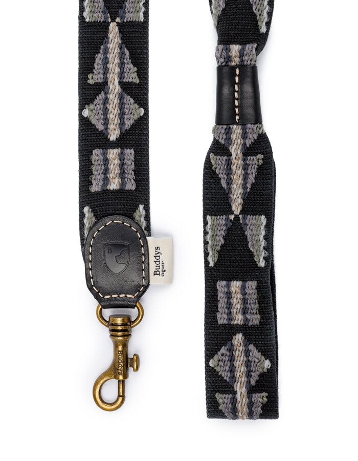 Buddys Etna dog leash black