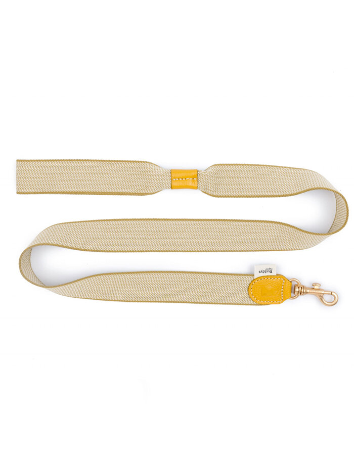 Buddys James dog leash yellow