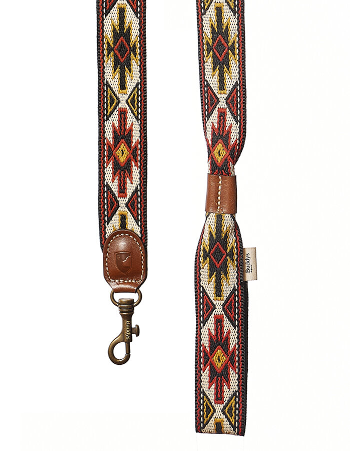 Buddys Peyote dog leash red standard