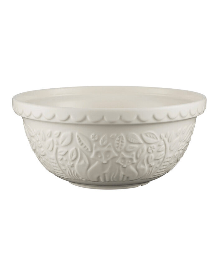 Dough Bowl In the forest Fox white