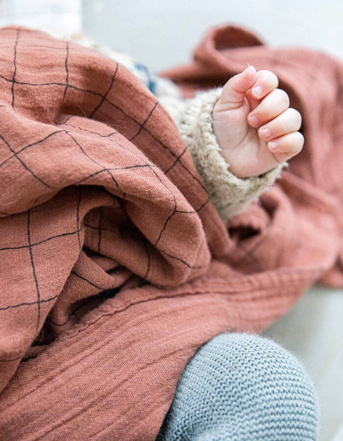 Swaddle Cotton Oscar Rhubarbe