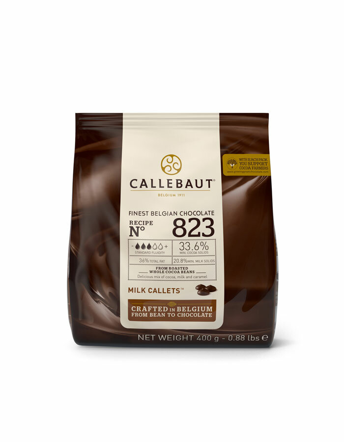 Mléčná čokoláda Callebaut 33,6% 0,4 kg