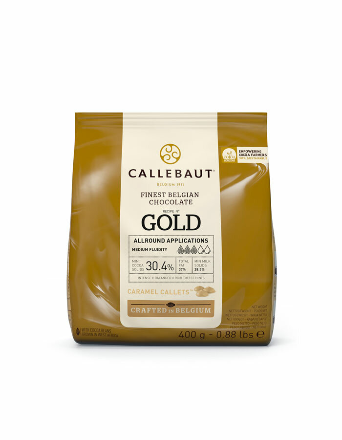 Čokoláda Gold Callebaut 30,4% 0,4 kg