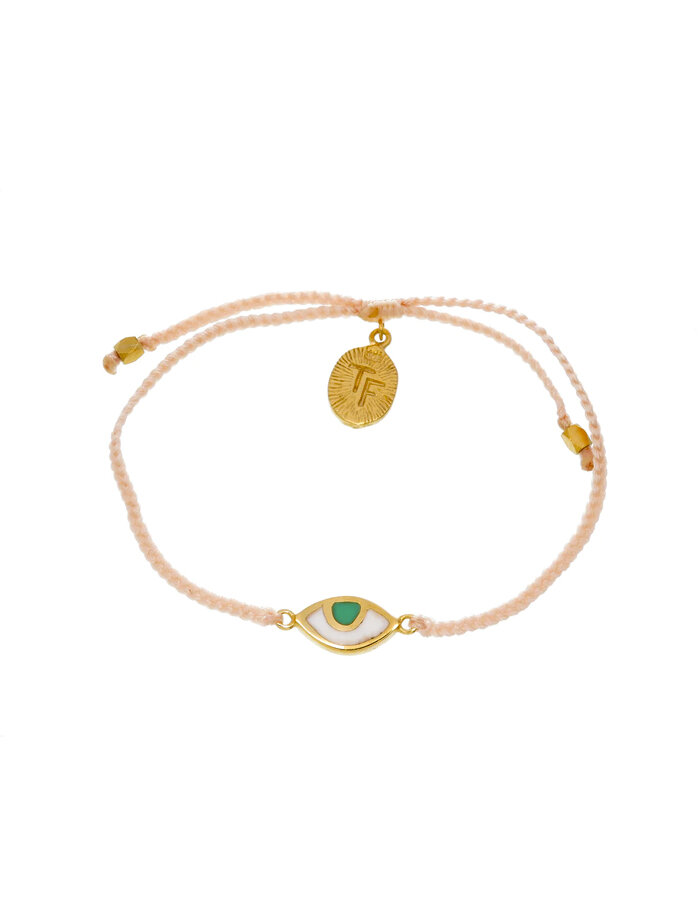 Dětský náramek eye protection bracelet - pale pink