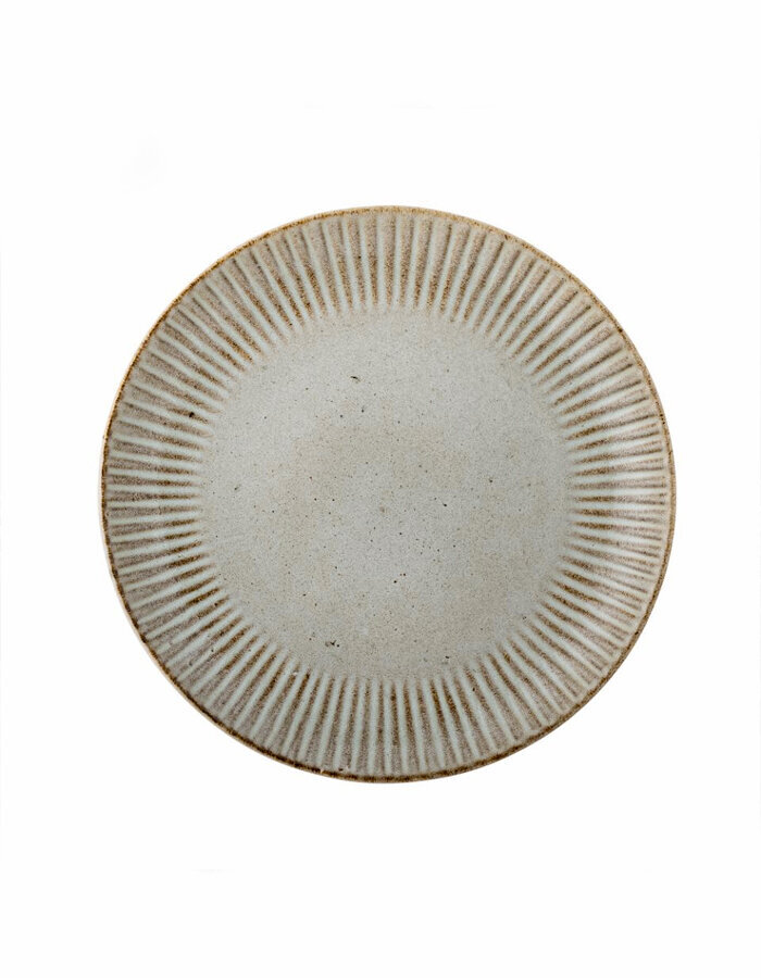 Fleur Plate Nature Stoneware Ø 21 cm