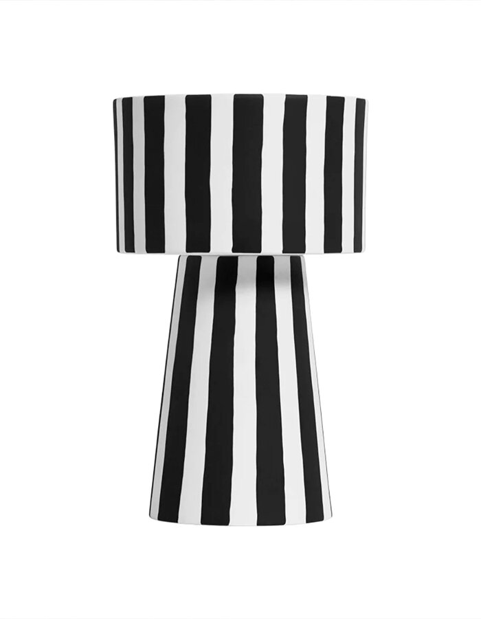 Toppu Pot Large White / Black