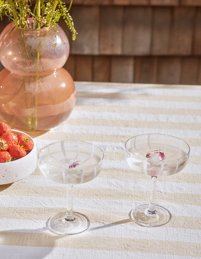 Mizu Coupe Glass Pack of 2 Clear