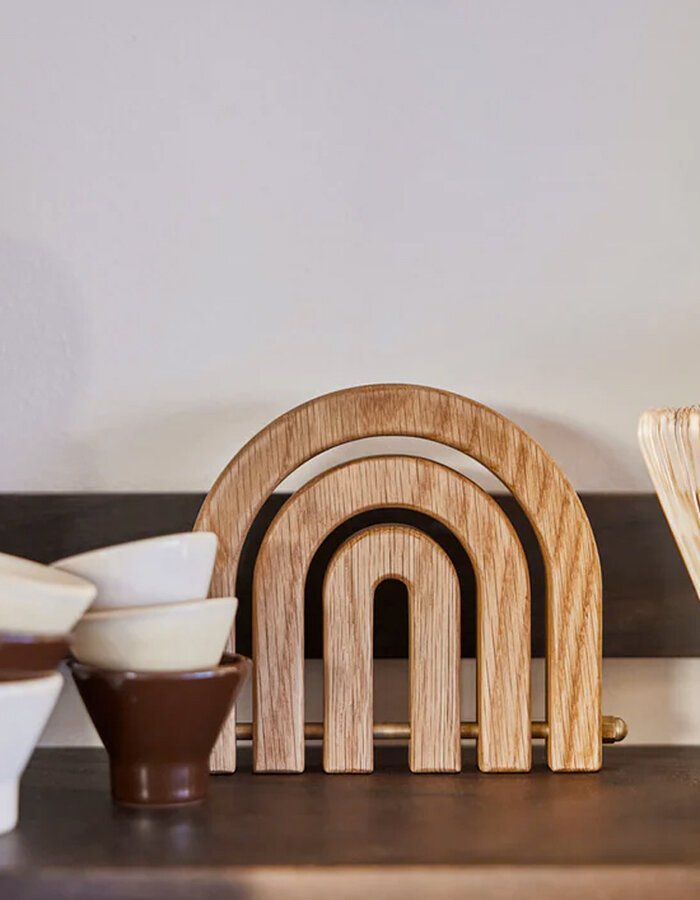 Rainbow Wooden Trivet