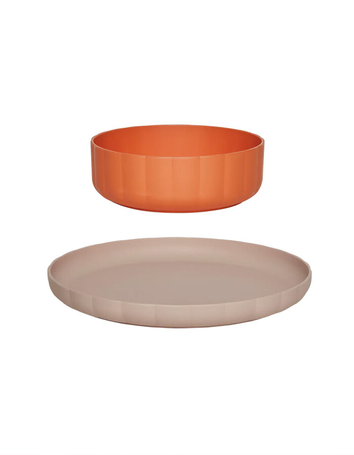 Pullo Plate & Bowl Set of 2