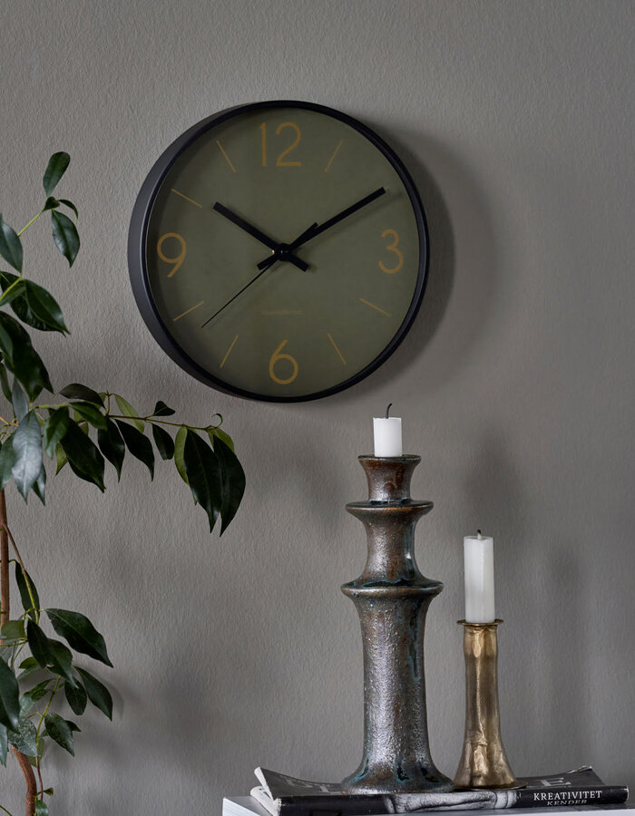 Wall clock Time Dark Green