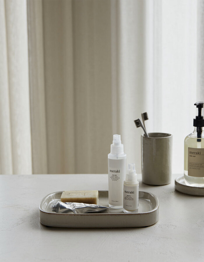 Soap dish Datura Shellish grey 24,5 cm