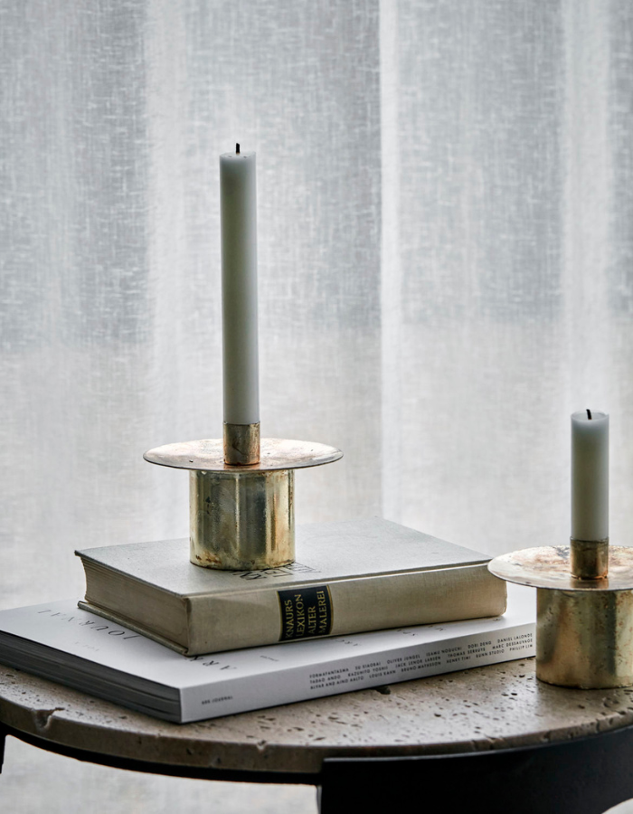 Candle holder Simb Antique metallic