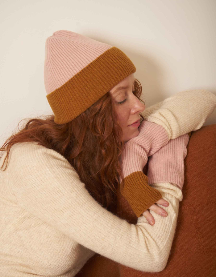 Beanie Benny lambswool Blush