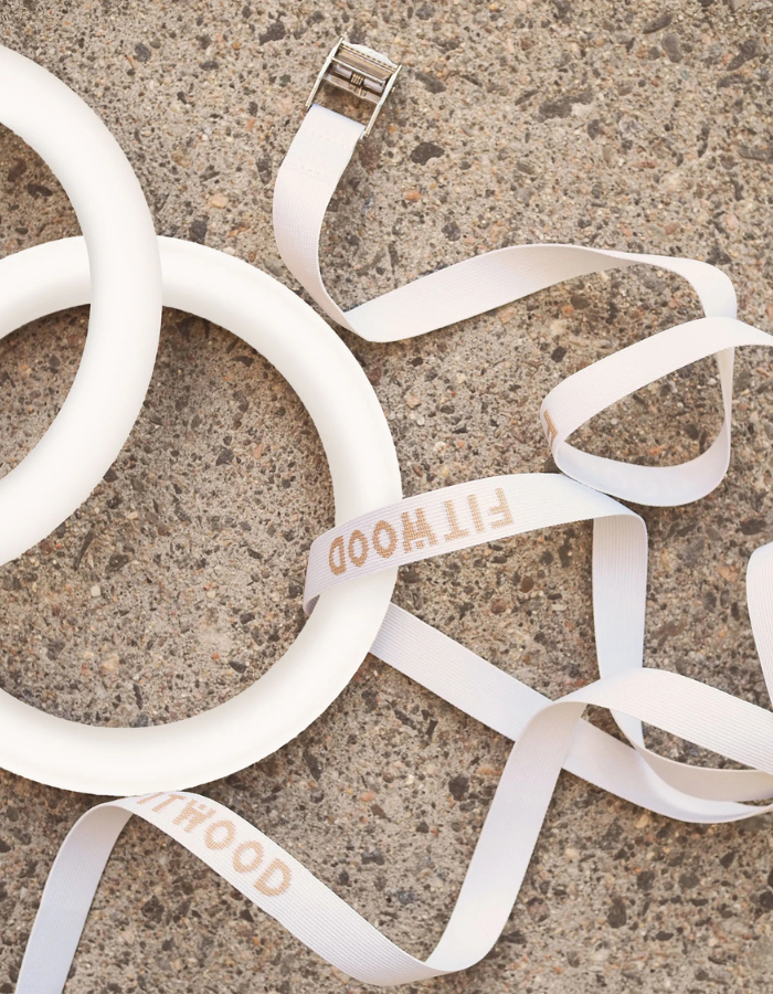 ULPU MINI gym rings - white / white