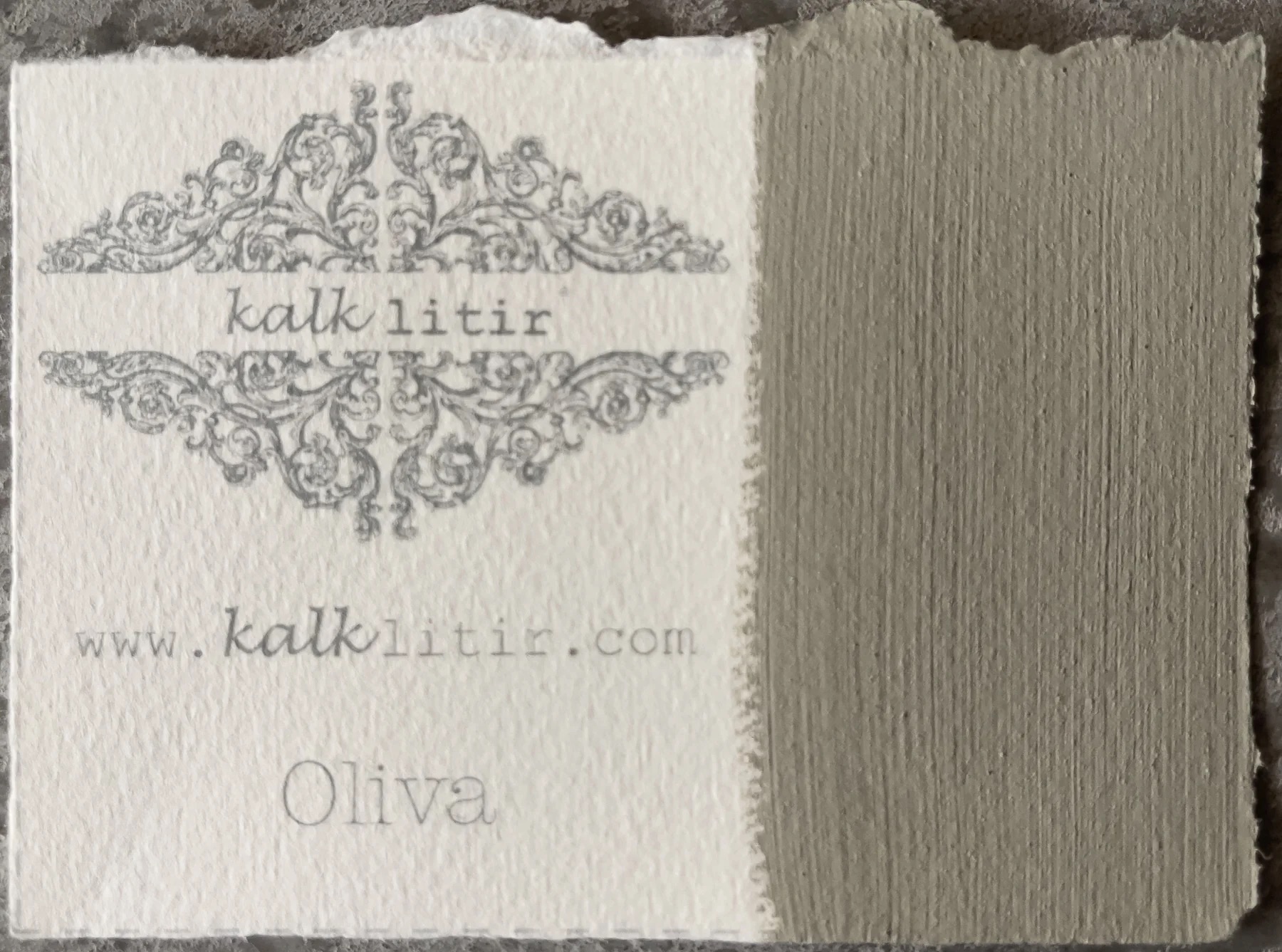 Samples colour cards Limewash