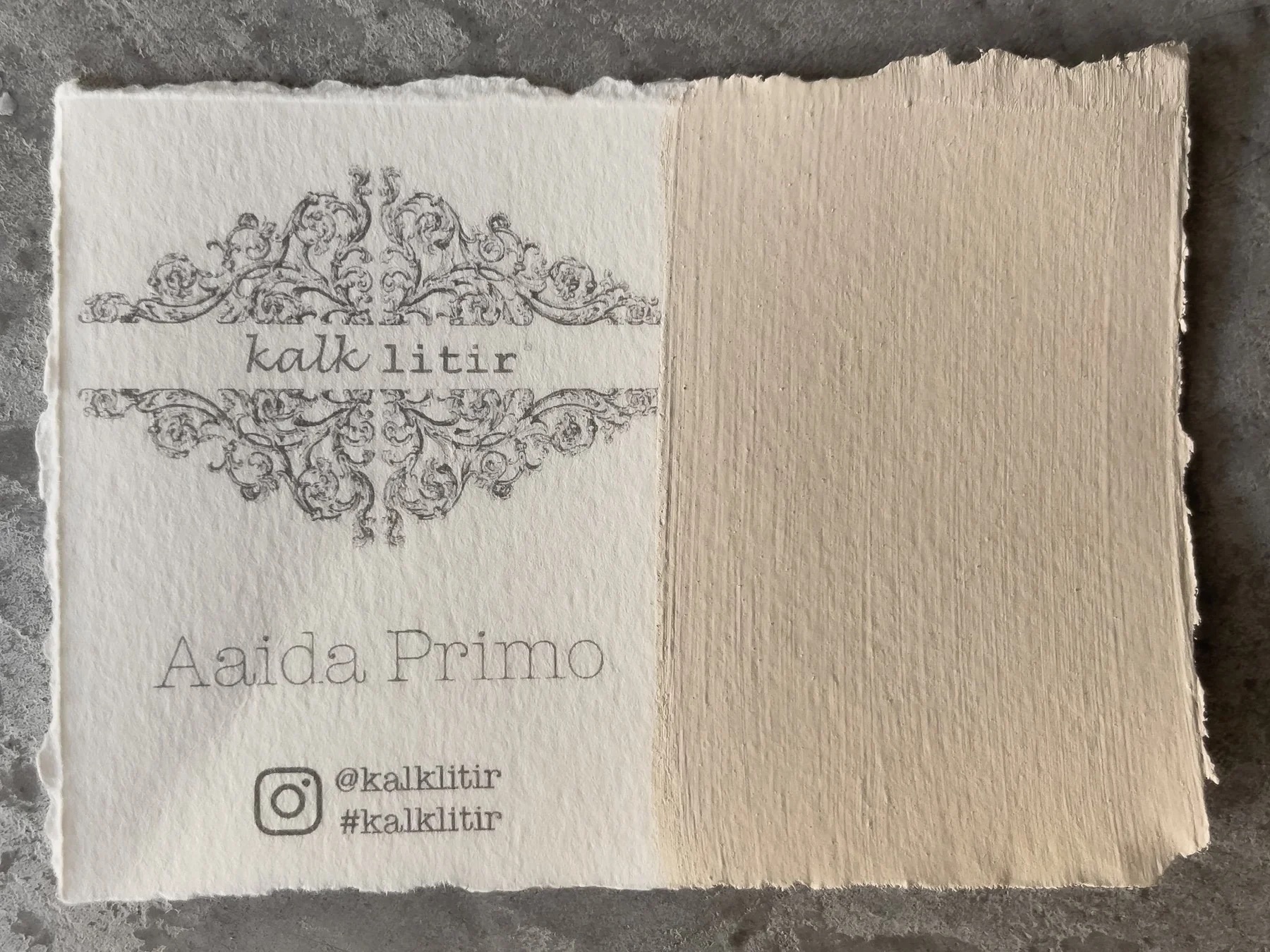 Samples colour cards Limewash