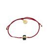 BLACK TOURMALINE • Red & Gold